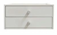 Металлический 2-ящичный органайзер GARNELLE SD-D2 156х310х250 мм